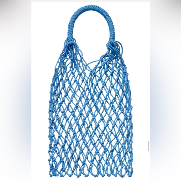 🄷&🄼 Conscious Exclusive Fishnet bag Blue - Picture 2 of 5